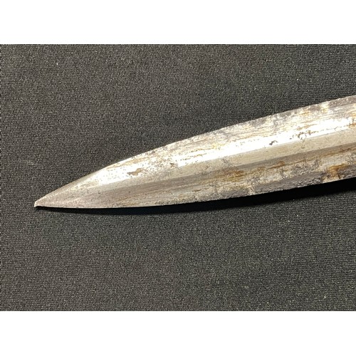 3066 - Lee Metford Bayonet with double edged  blade 300mm in length maker marked and dated 