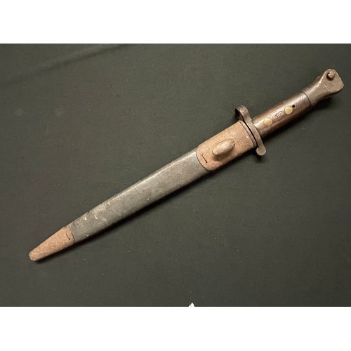 3066 - Lee Metford Bayonet with double edged  blade 300mm in length maker marked and dated 