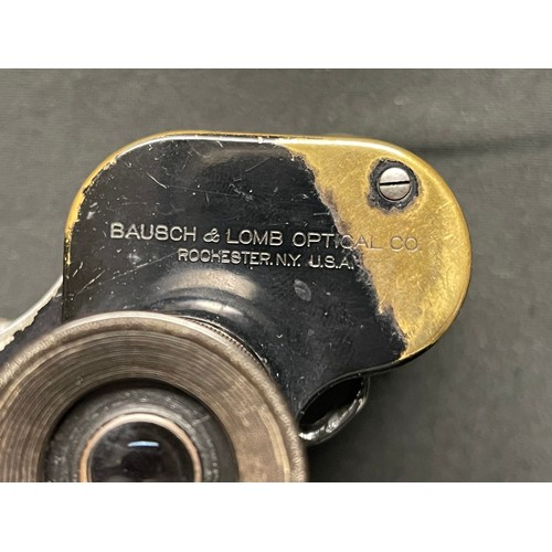 3091 - WWI British 6x 30 binoculars, maker marked 