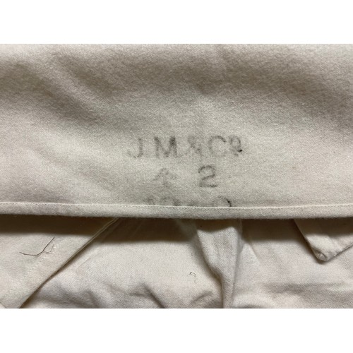 3181 - WW2 British Army Woollen Undershirts x 6. Some dated 1940 or 1941. Short sleeves. Unissued condition... 