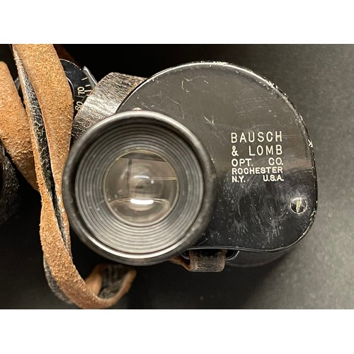 3191 - WW2 Canadian 6x30 Binoculars maker marked and dated 