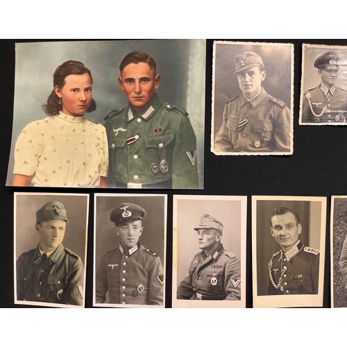 3218 - WW2 Third Reich Photographic Postcard collection to include: 13 Heer, 4 Luftwaffe, 4 Kreigsmarine, 7... 