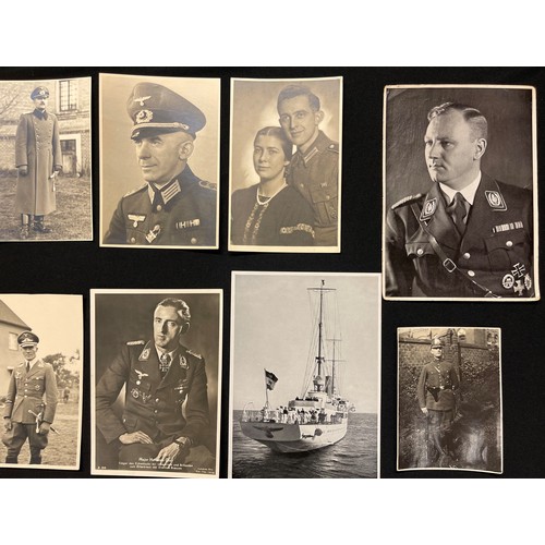 3218 - WW2 Third Reich Photographic Postcard collection to include: 13 Heer, 4 Luftwaffe, 4 Kreigsmarine, 7... 