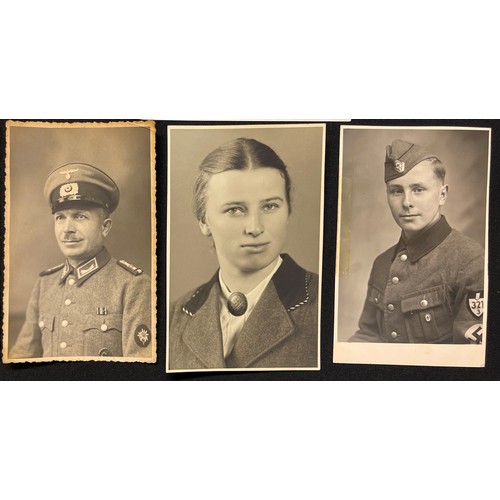 3218 - WW2 Third Reich Photographic Postcard collection to include: 13 Heer, 4 Luftwaffe, 4 Kreigsmarine, 7... 