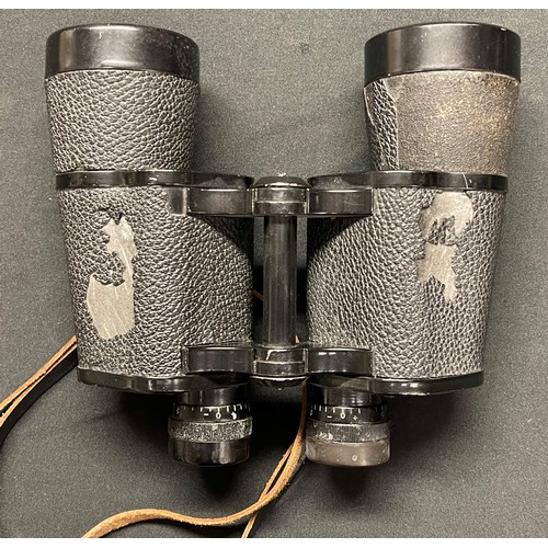 3225 - WW2 Third Reich 10x50 Dienstglas Binoculars by Carl Zeiss, Jena. Serial number 227969. Complete with... 