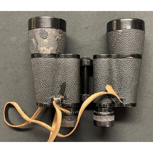 3225 - WW2 Third Reich 10x50 Dienstglas Binoculars by Carl Zeiss, Jena. Serial number 227969. Complete with... 