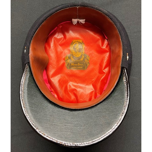 3256 - British Army Colonels Full Dress Uniform Cap. Queen Crown Bullion Wire Cap Badge.  Cap is maker mark... 