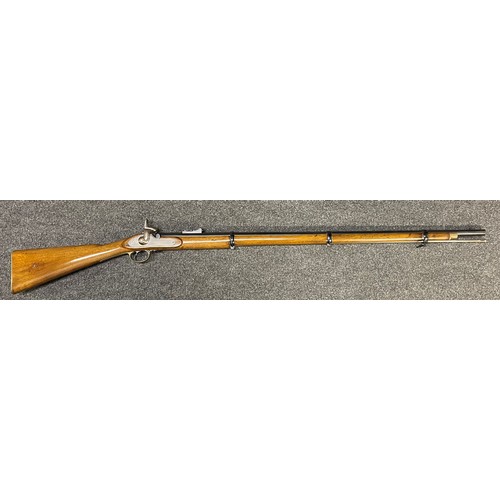 3286 - 3 Band Enfield Tower Pattern Musket 1858. 980mm long barrel. Overall length 140.5cm. Bore approx. 15... 