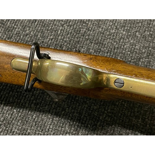 3286 - 3 Band Enfield Tower Pattern Musket 1858. 980mm long barrel. Overall length 140.5cm. Bore approx. 15... 