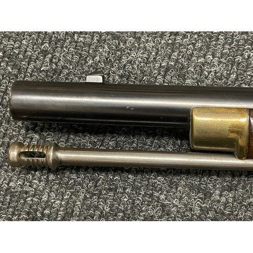 3286 - 3 Band Enfield Tower Pattern Musket 1858. 980mm long barrel. Overall length 140.5cm. Bore approx. 15... 