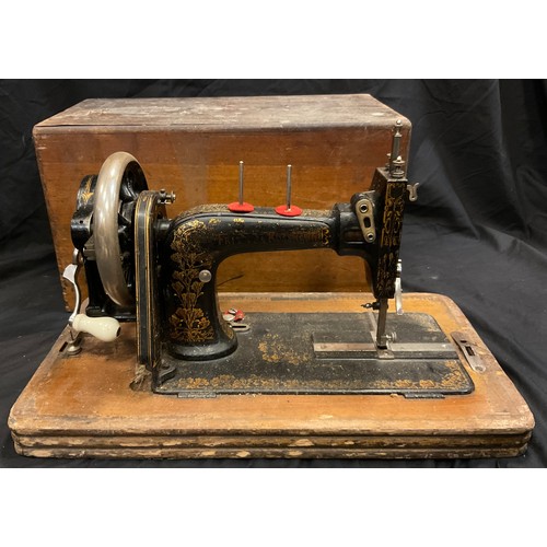 283 - A sewing machine, cased