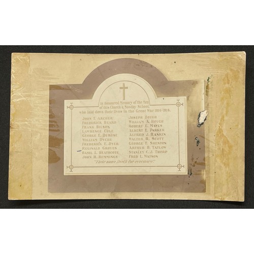 3006A - WW1 British death plaque in box of issue with slip, War Medal and Victory Medal with original ribbon... 