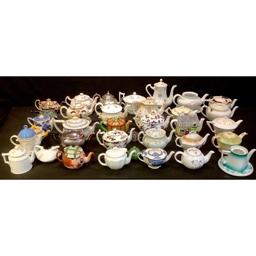 78 - Teapots - 19th century and later, Staffordshire, Art Deco, novelty; qty (4 boxes)