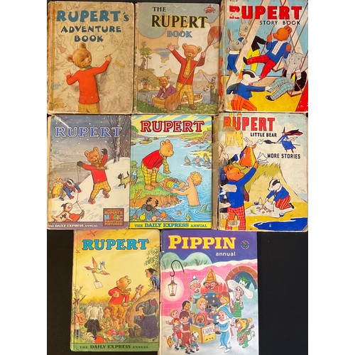 225 - Children's Books - Rupert's Adventure Book, hardback, 1940; The Rupert Book, 1941; The Rupert Story ... 