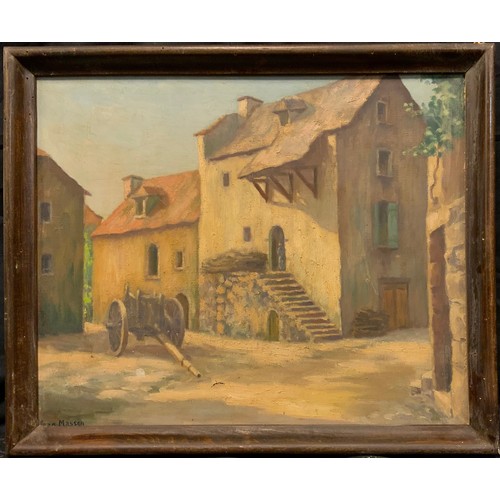 59 - Jean Masson (French, 1900-1988),
'Petite Place a Sainte Eulake’
signed, oil on canvas, 37cm x 45m.