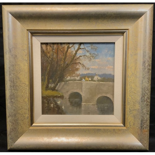 67 - William Burns, FRSA, FSAI, (1923-2010), 'Bakewell, Derbyshire', signed, oil on board, 25.5cm x 34.5c... 