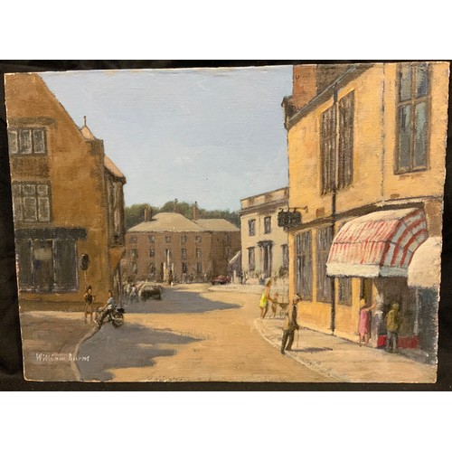 67 - William Burns, FRSA, FSAI, (1923-2010), 'Bakewell, Derbyshire', signed, oil on board, 25.5cm x 34.5c... 