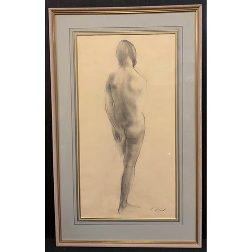 82 - Nathan David
Ballerina
signed, pencil sketch, 54cm x 28cm.