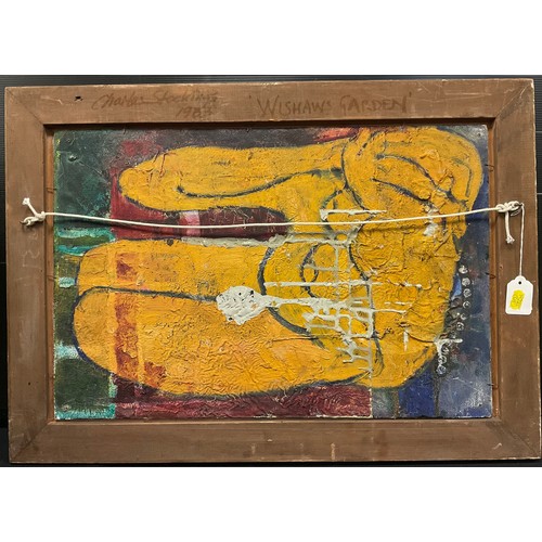 30 - Charles Stockings (20th century)
Abstract School, Wishaws Garden
signed, dated 1983 and titled to ve... 