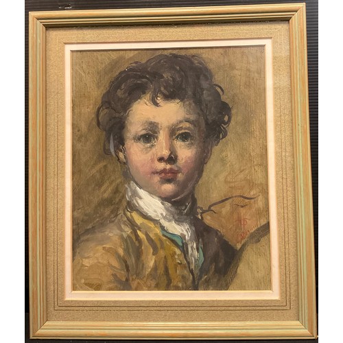 210 - Thomas O'Donnell (Irish School 19th century)
Portrait of a Young Boy
watercolour, 24cm x 19cm