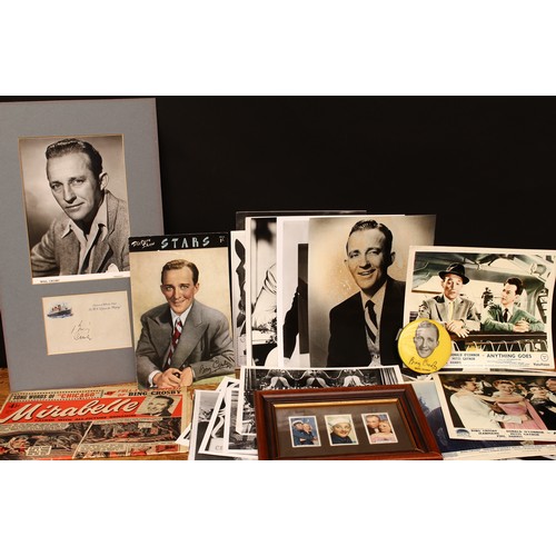 4316 - Bing Crosby, Multimedia Star, American Singer and Actor - a collection of ephemera and collectables ... 