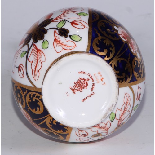 614 - A Royal Crown Derby 1128 pattern ovoid ewer, 19cm high, printed mark; another, 2451 pattern (2)