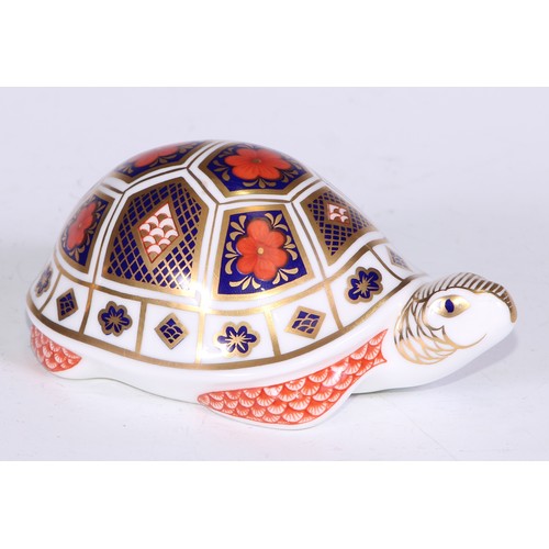 649 - A Royal Crown Derby paperweight, Guppy, limited edition 591/2,500, gold stopper; another, Pacific An... 