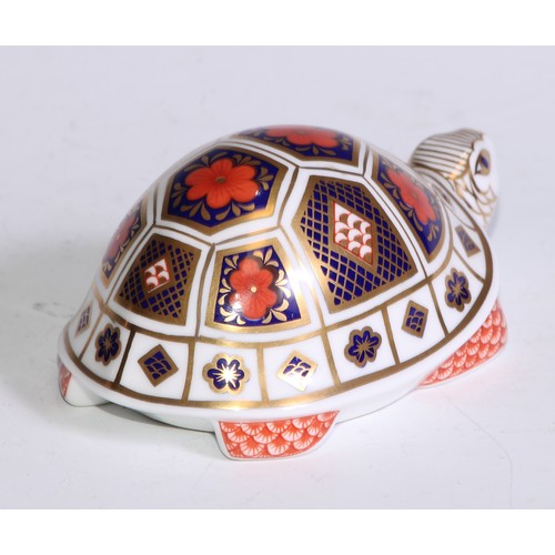 649 - A Royal Crown Derby paperweight, Guppy, limited edition 591/2,500, gold stopper; another, Pacific An... 