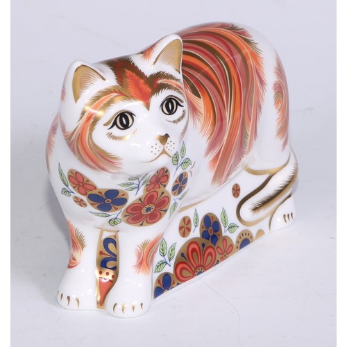 772 - Royal Crown Derby Collectors Guild Exclusive paperweights, Sugar, Molly, Puppy, Scruff and Spice, al... 