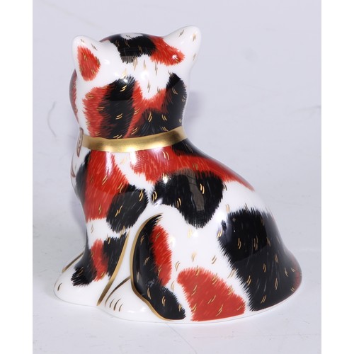 772 - Royal Crown Derby Collectors Guild Exclusive paperweights, Sugar, Molly, Puppy, Scruff and Spice, al... 