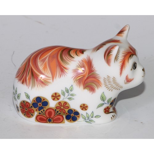 772 - Royal Crown Derby Collectors Guild Exclusive paperweights, Sugar, Molly, Puppy, Scruff and Spice, al... 