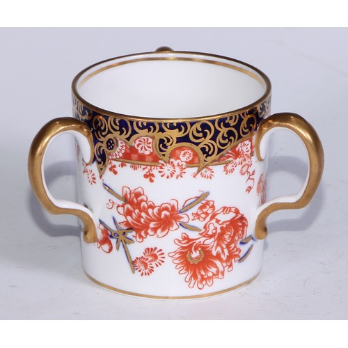 620 - A Royal Crown Derby 2649 pattern tyg, 6cm high, printed marks; others, various Imari patterns, (4)