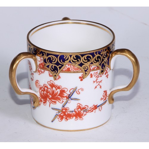 620 - A Royal Crown Derby 2649 pattern tyg, 6cm high, printed marks; others, various Imari patterns, (4)