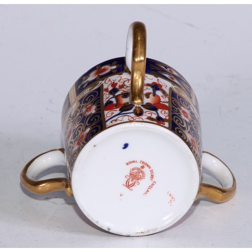 620 - A Royal Crown Derby 2649 pattern tyg, 6cm high, printed marks; others, various Imari patterns, (4)