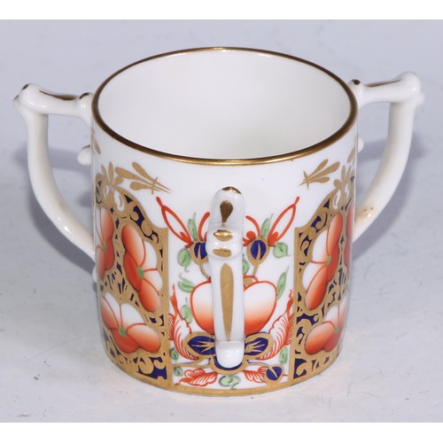 620 - A Royal Crown Derby 2649 pattern tyg, 6cm high, printed marks; others, various Imari patterns, (4)