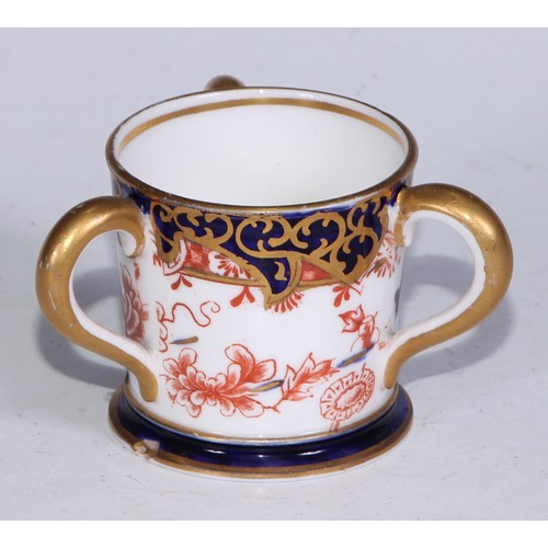 620 - A Royal Crown Derby 2649 pattern tyg, 6cm high, printed marks; others, various Imari patterns, (4)