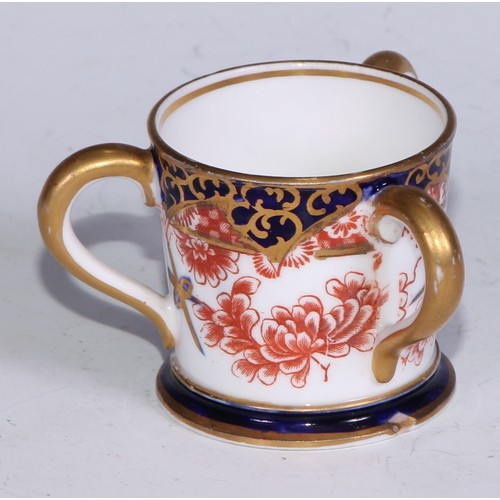 620 - A Royal Crown Derby 2649 pattern tyg, 6cm high, printed marks; others, various Imari patterns, (4)