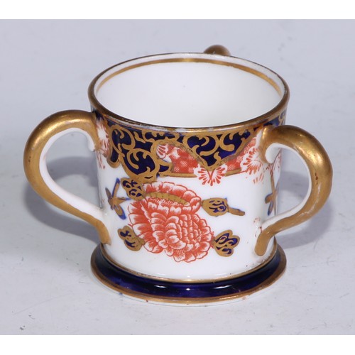 620 - A Royal Crown Derby 2649 pattern tyg, 6cm high, printed marks; others, various Imari patterns, (4)