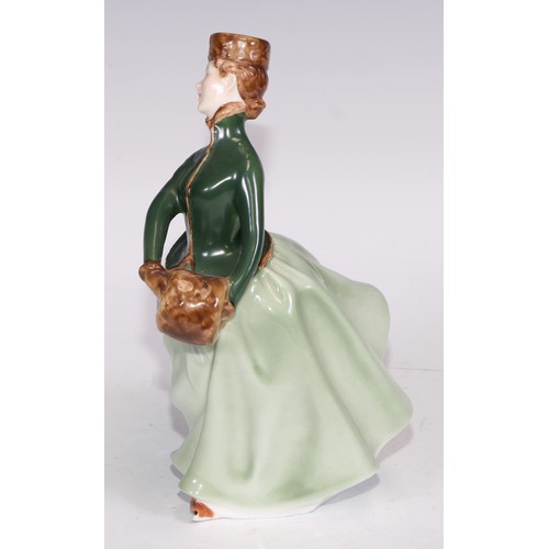 749 - A Royal Doulton figure, Grace, HN2318, 19.5cm, green printed marks; others, including Adrienne, Shar... 