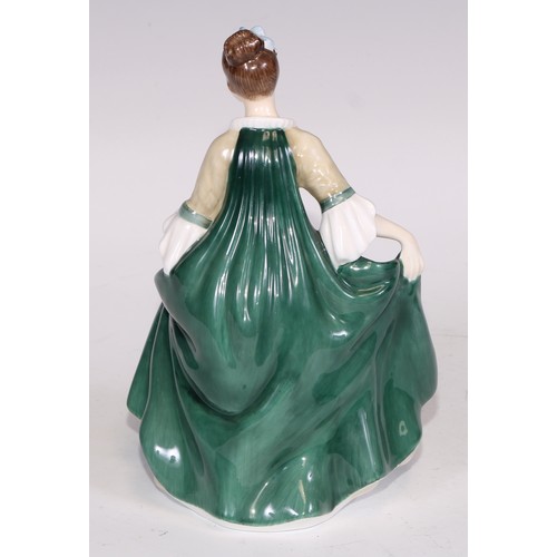 749 - A Royal Doulton figure, Grace, HN2318, 19.5cm, green printed marks; others, including Adrienne, Shar... 