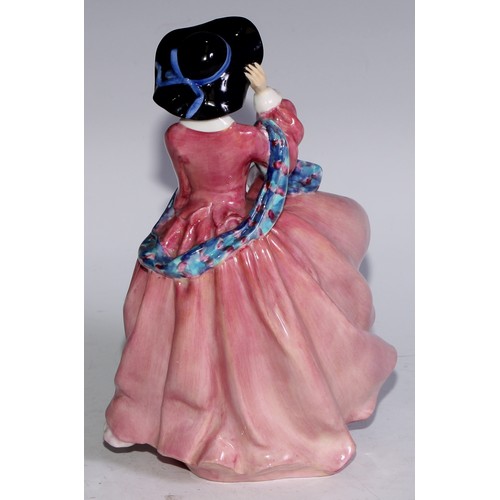 752 - A Royal Doulton figure, Polly Peachum, Beggars Opera, HN549, 11.5cm high, printed and painted marks;... 