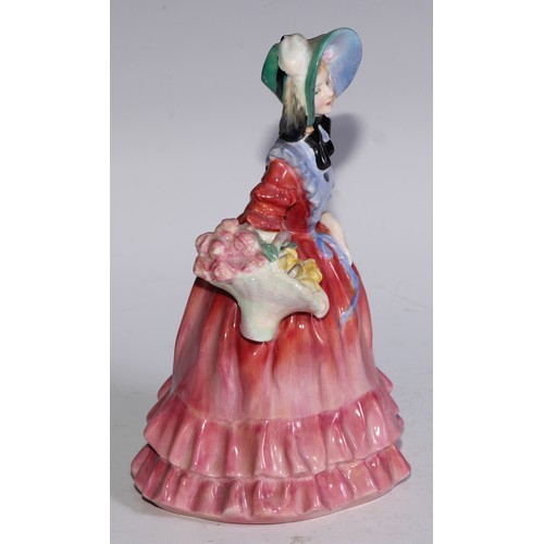 752 - A Royal Doulton figure, Polly Peachum, Beggars Opera, HN549, 11.5cm high, printed and painted marks;... 