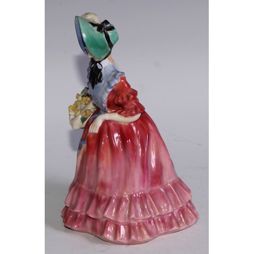 752 - A Royal Doulton figure, Polly Peachum, Beggars Opera, HN549, 11.5cm high, printed and painted marks;... 