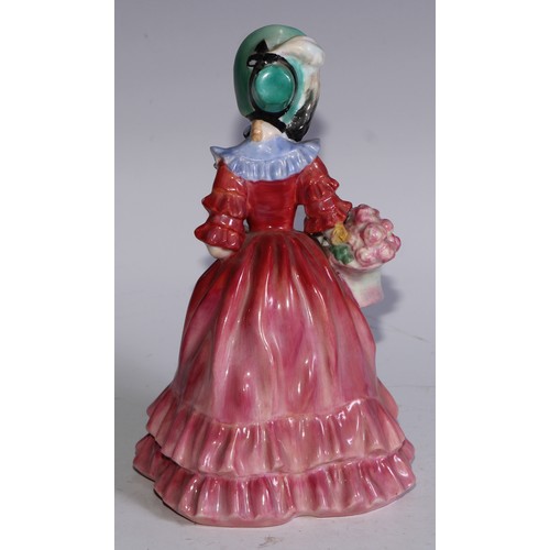 752 - A Royal Doulton figure, Polly Peachum, Beggars Opera, HN549, 11.5cm high, printed and painted marks;... 