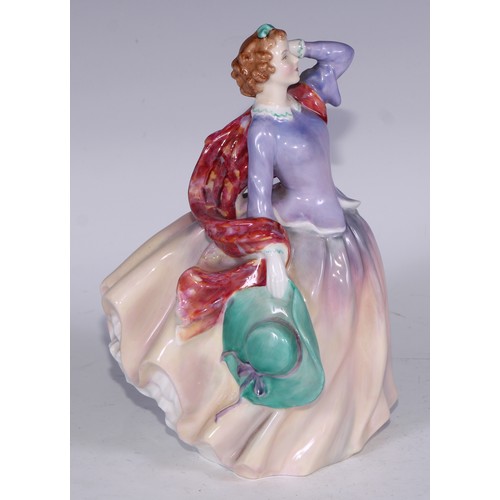 752 - A Royal Doulton figure, Polly Peachum, Beggars Opera, HN549, 11.5cm high, printed and painted marks;... 