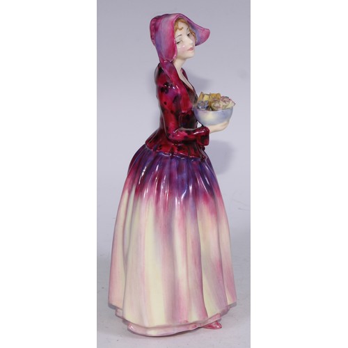 752 - A Royal Doulton figure, Polly Peachum, Beggars Opera, HN549, 11.5cm high, printed and painted marks;... 