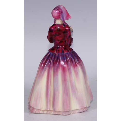 752 - A Royal Doulton figure, Polly Peachum, Beggars Opera, HN549, 11.5cm high, printed and painted marks;... 