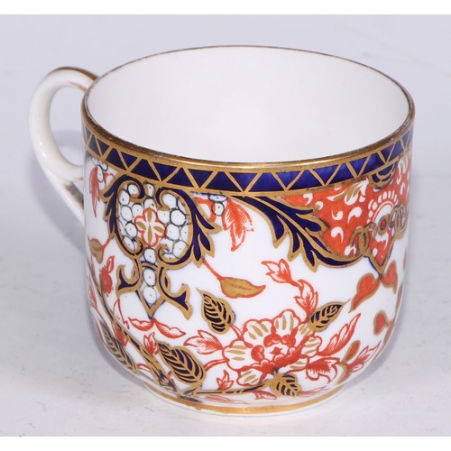 588 - A Derby Crown Porcelain 383 pattern Imari two-handled pedestal bowl, 30cm over handles, printed mark... 