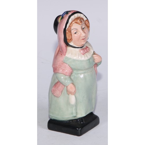 754 - A Royal Doulton figure, The Auctioneer, HN2988, 22.5cm high, printed mark; another, Fat Boy; others,... 