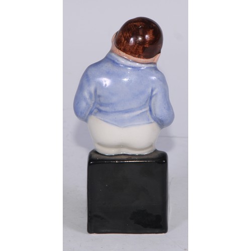 754 - A Royal Doulton figure, The Auctioneer, HN2988, 22.5cm high, printed mark; another, Fat Boy; others,... 